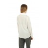 Peserico Crepe di Chine Silk White Shirt