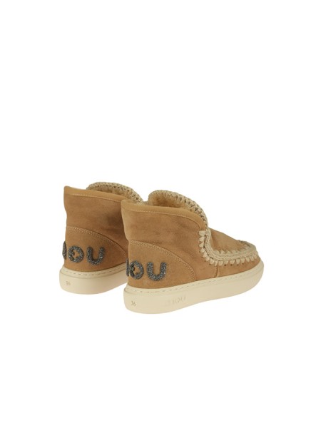 Mou Eskimo Sneaker Bold Glitter Tobacco Logo