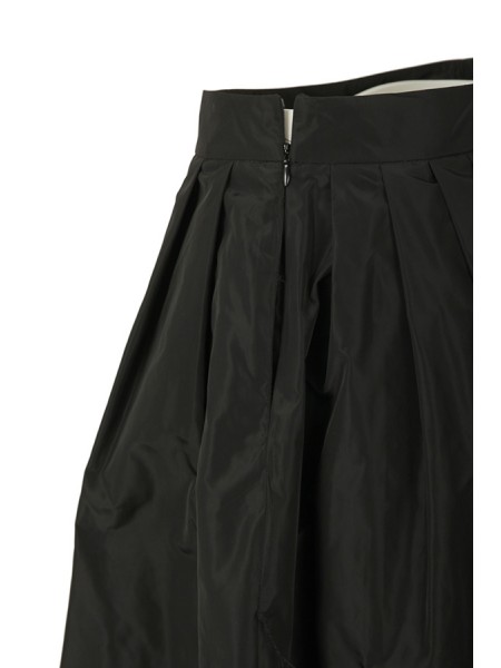 Rossopuro Taffeta Skirt Black