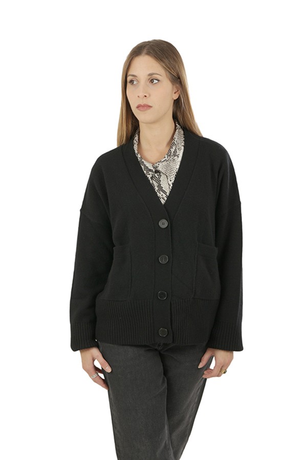 Cardigan ROBERTO COLLINA Black