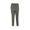 Pantalone Peserico Grigio in Flanella di Lana e Cashmere