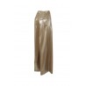 Peserico trousers in Rose Gold laminated viscose twill