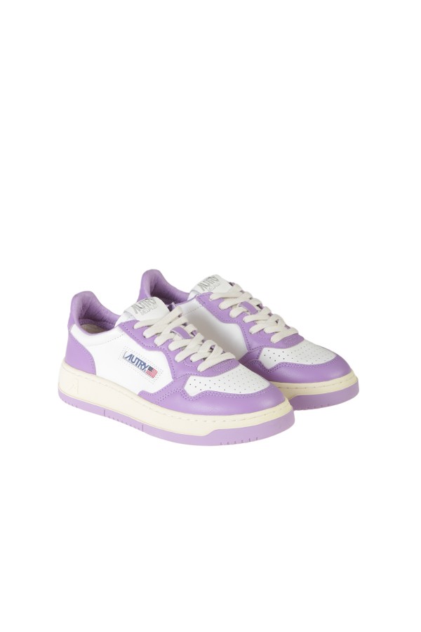 Autry Medalist Low Sneaker White Lilac