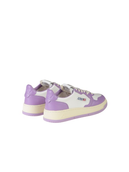 Autry Medalist Low Sneaker White Lilac