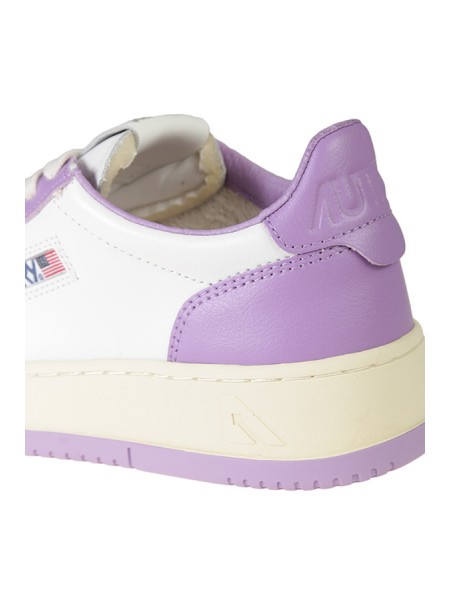 Autry Medalist Low Sneaker White Lilac