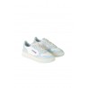 Sneakers Autry Medalist Low bicolore Bianco Celeste