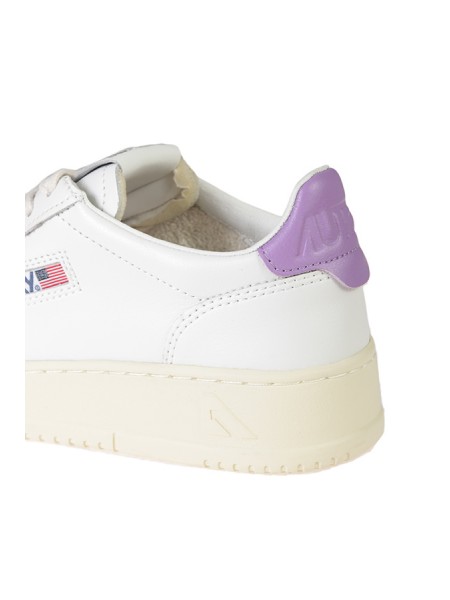 Autry Medalist Low Sneakers White Purple