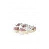 Sneakers Autry Medalist low Bianco Rosa