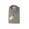 Camicia Xacus Tailor Blu Marrone