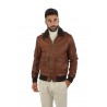 Leather Aviator VOLFAGLI Jacket