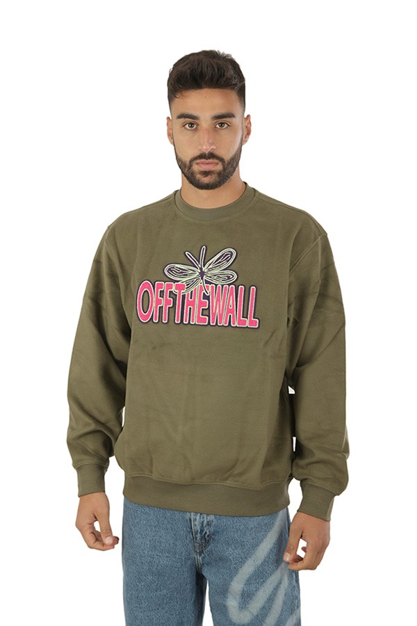 Vans Bugged Out Crew Sweatshirt Green