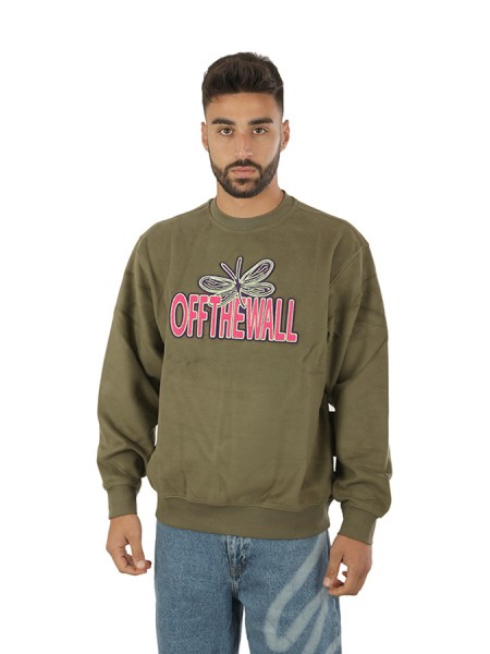 Vans Bugged Out Crew Sweatshirt Green