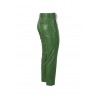 Hanita Basic trousers in green eco-leather