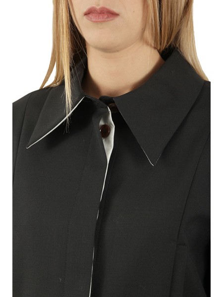 Niche Crop ERIKA CAVALLINI Jacket Black