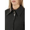 Giacca Erika Cavallini crop Niche Nero