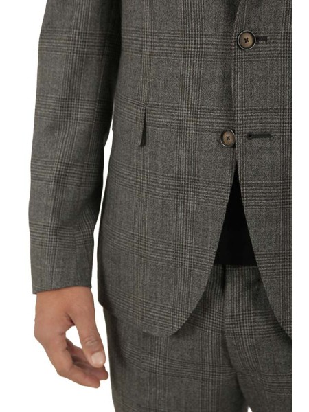 Prince of Wales Grey TAGLIATORE Suit