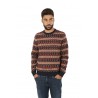 Sun68 Folk All Over Sweater Navy Blue