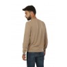 Sun68 Stripes On Cuffs Sweater Beige