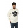 Maglia Sun68 Lettering On Chest Bianco