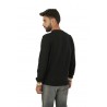 Sweater SUN68 Crew Neck Cuffs Stripes Black