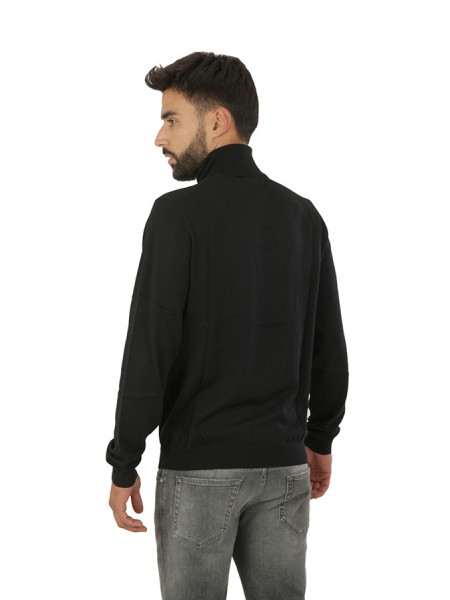 Black SUN68 Turtleneck Sweater