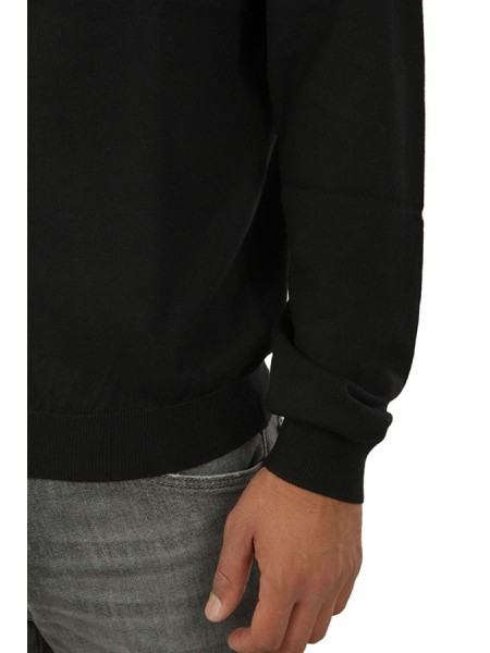 Black SUN68 Turtleneck Sweater