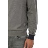 Maglia Sun68 Girocollo Elbow Grigio Medio