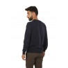 Double Navy Blue Crewneck SUN68 Sweater