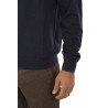 Double Navy Blue Crewneck SUN68 Sweater