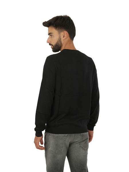 Black SUN68 Crew Neck Sweater