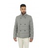 Grey Double-Breasted MONTECORE Down Jacket