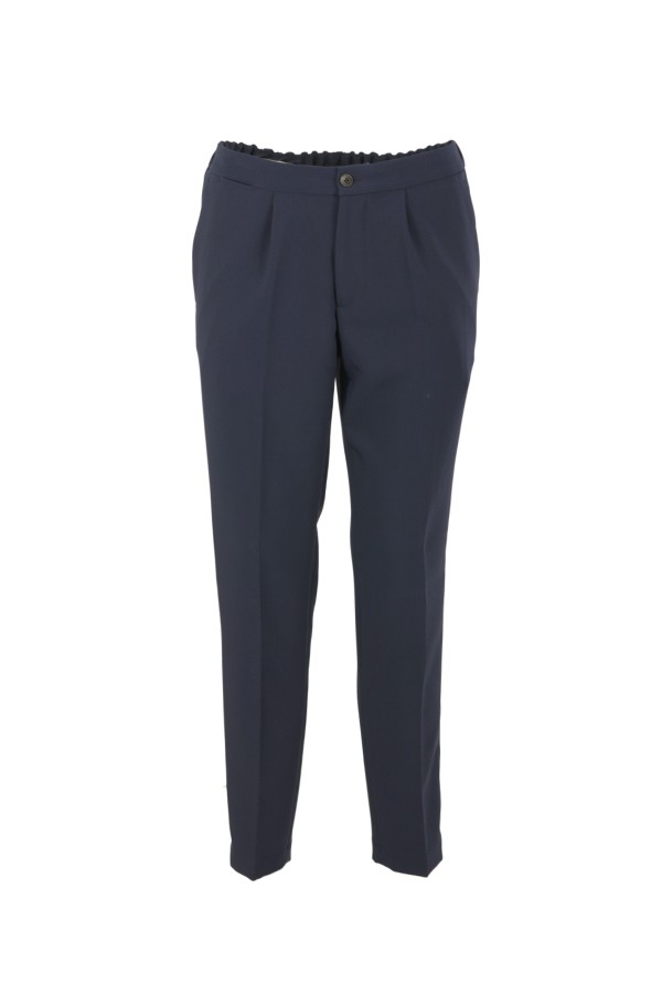 Blue DEVORE trousers