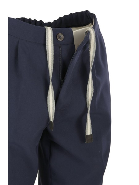 Blue DEVORE trousers