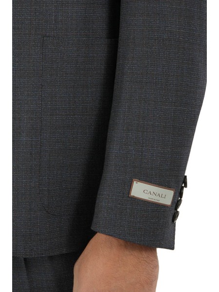 Prince of Wales CANALI Suit Blue/Brown