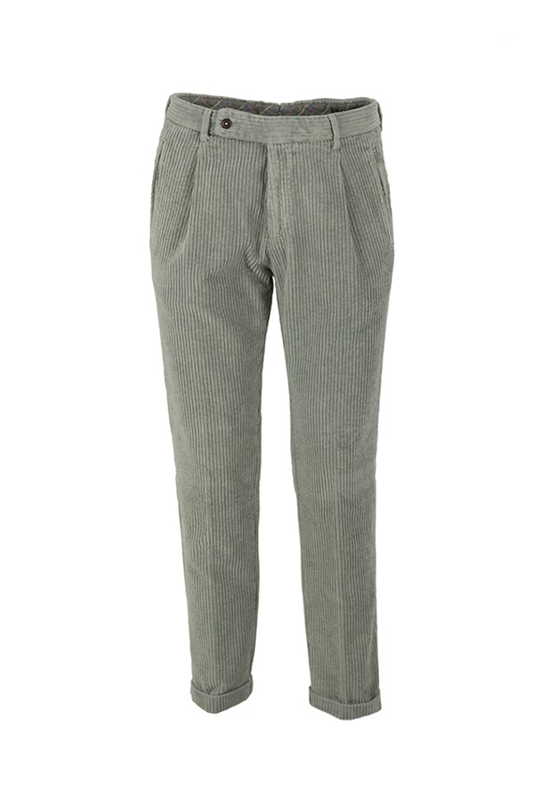 Grey Berwich Retro Trousers