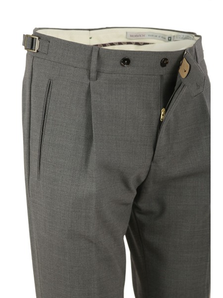 Grey Berwich Retro Trousers