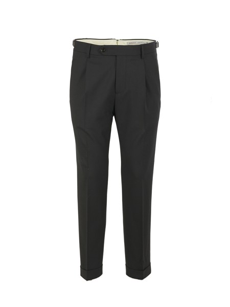 Berwich Retro Trousers Blue/Black