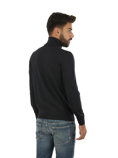 Dark Blue SUITE 191 Turtleneck Sweater