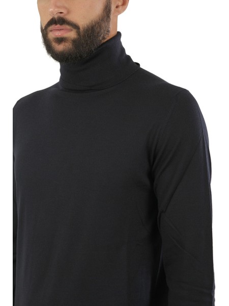 Dark Blue SUITE 191 Turtleneck Sweater