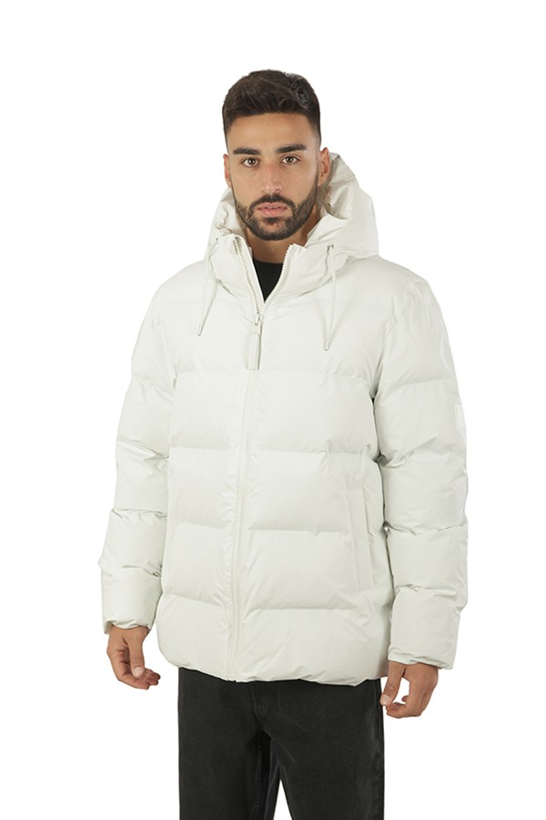 Rains Puffer Jacket White