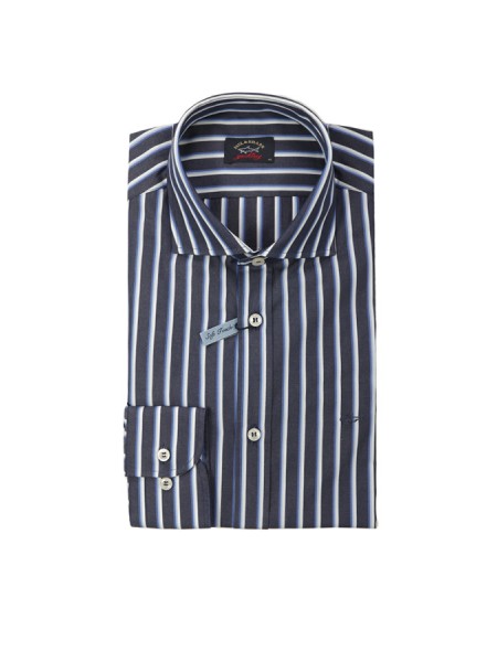 Paul & Shark Striped Shirt Blue/Light Blue