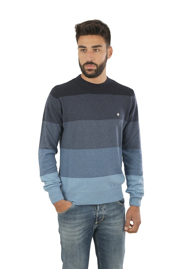 Blue Striped MANUEL RITZ Sweater