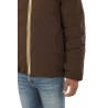 Giubbino K-Way Thermo Double Marrone/Beige