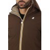 Giubbino K-Way Thermo Double Marrone/Beige