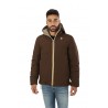 Giubbino K-Way Thermo Double Marrone/Beige