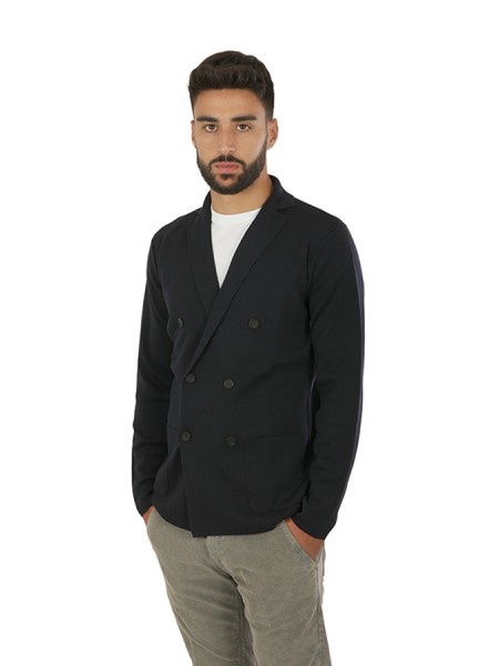 Double-breasted lapel clothing 100% merino wool