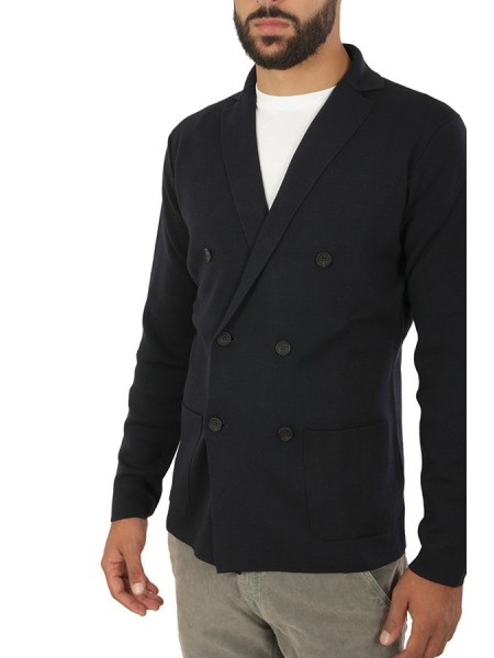 Double-breasted lapel clothing 100% merino wool