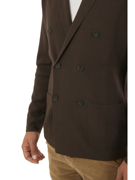 Double-breasted lapel clothing 100% merino wool