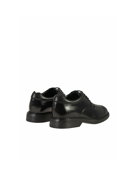 Black Lace-up Derby Shoe