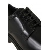 Black Lace-up Derby Shoe